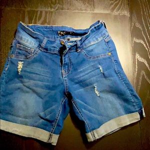 Colombian Fit Stretch Jean Shorts